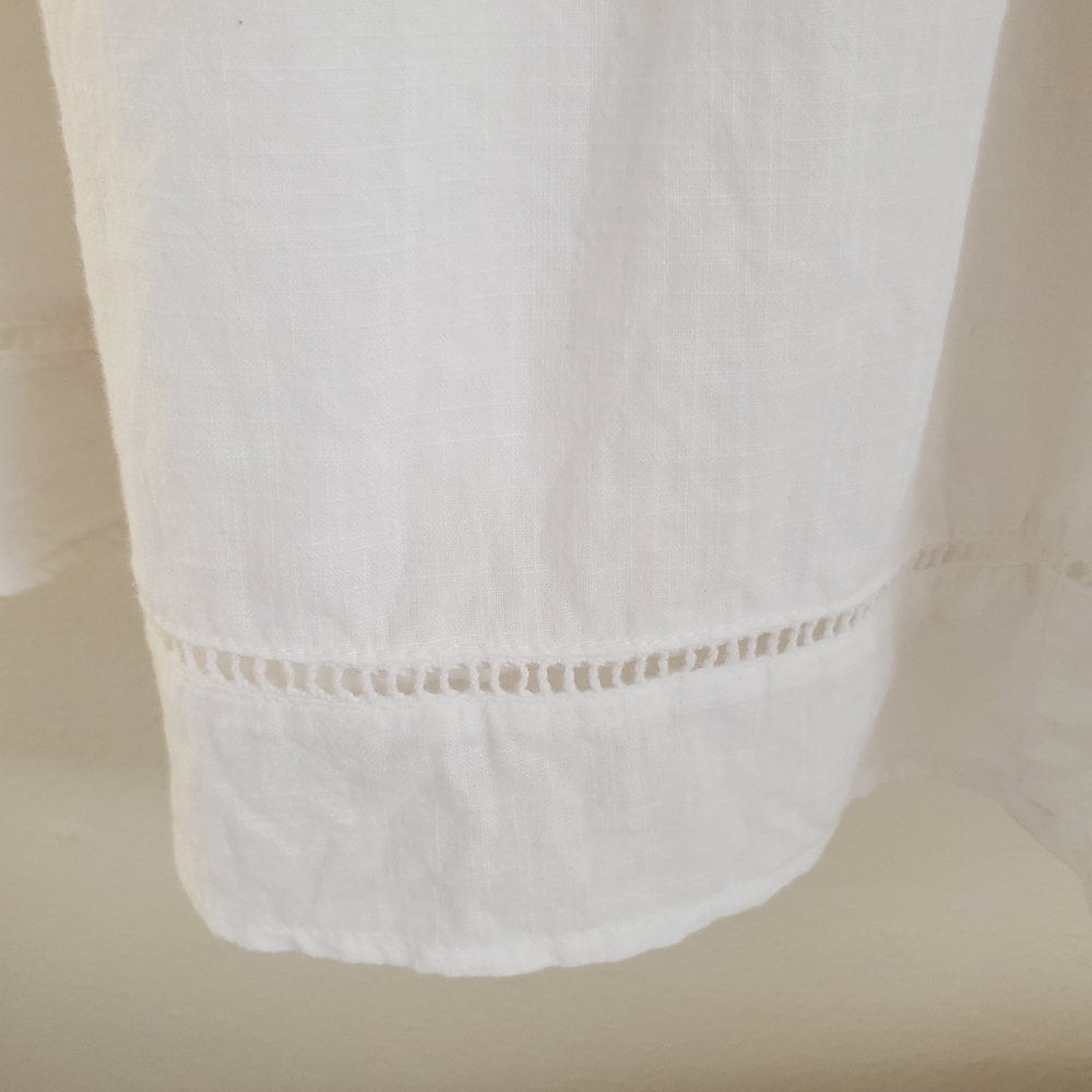 Old Navy White 100% Cotton Trapeze Dress - Picture 5 of 11